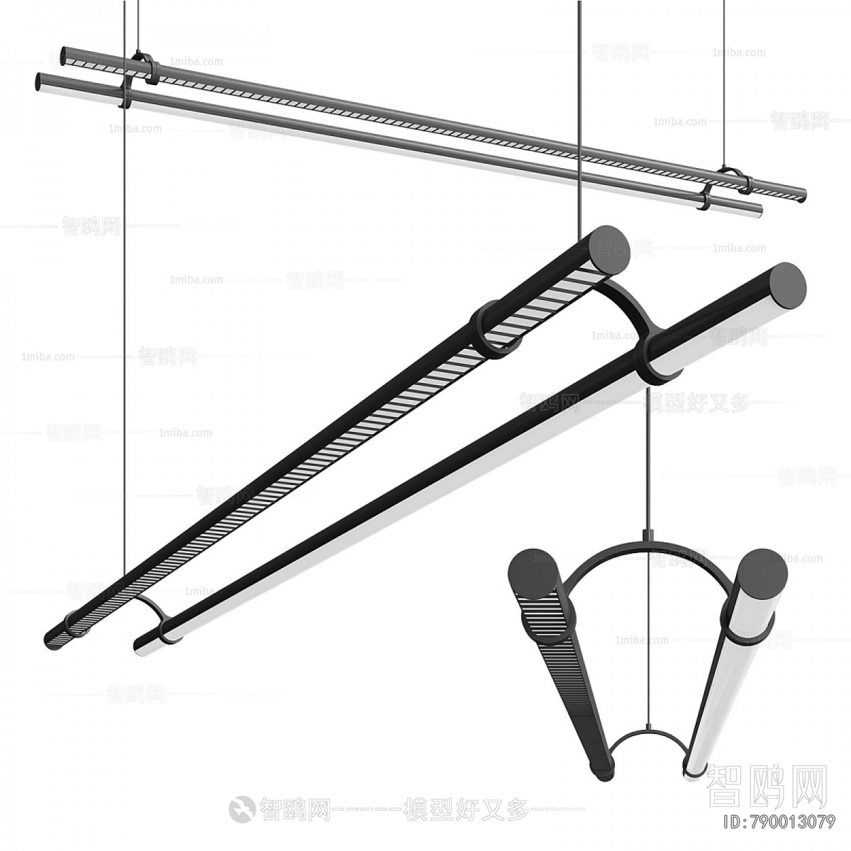 Modern Long Chandelier