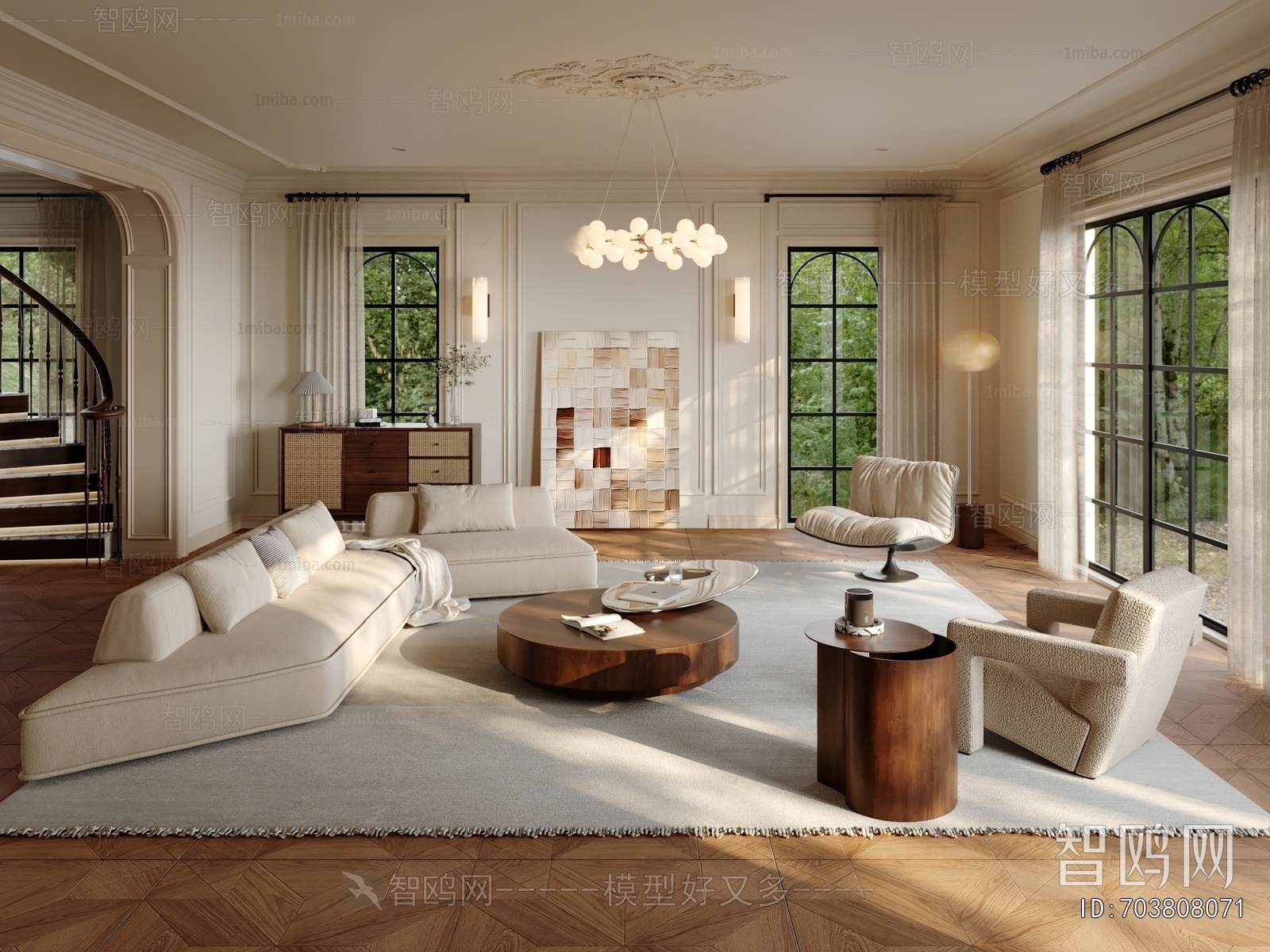 French Style A Living Room