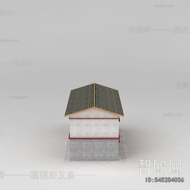 New Chinese Style Appearance Of Commercial Building