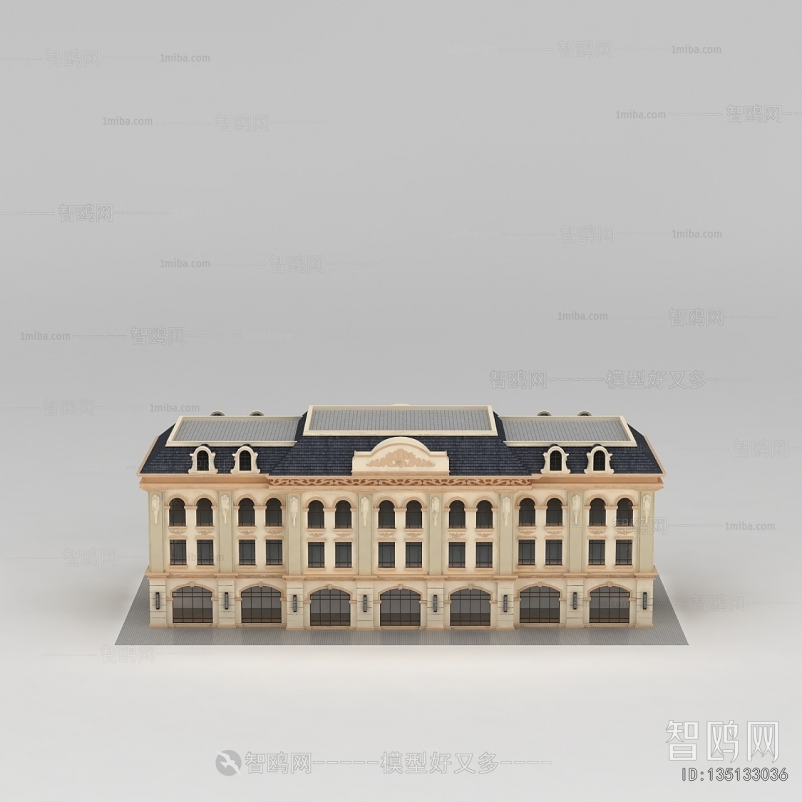 European Style Appearance Of Commercial Building