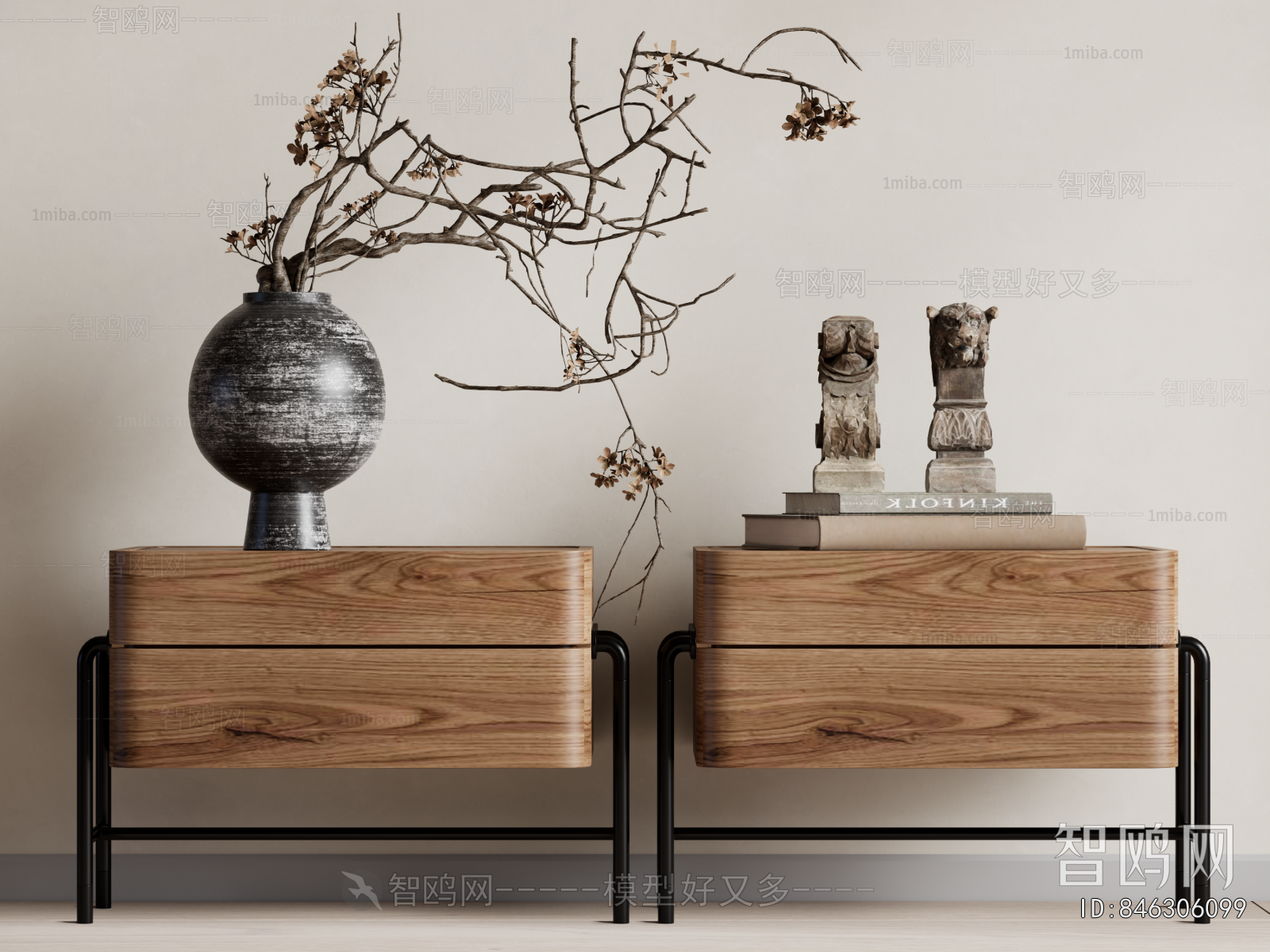 Modern Bedside Cupboard