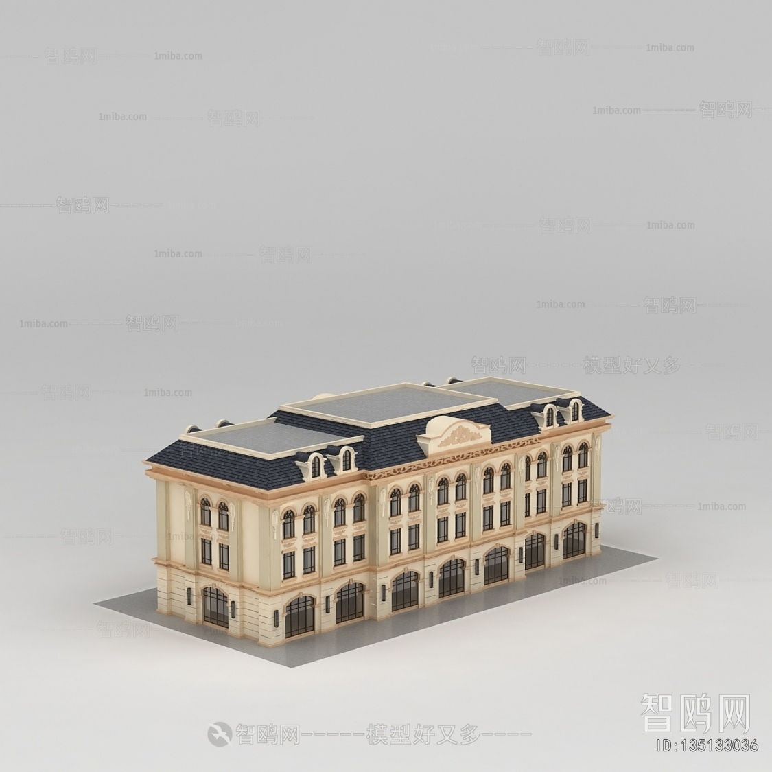 European Style Appearance Of Commercial Building