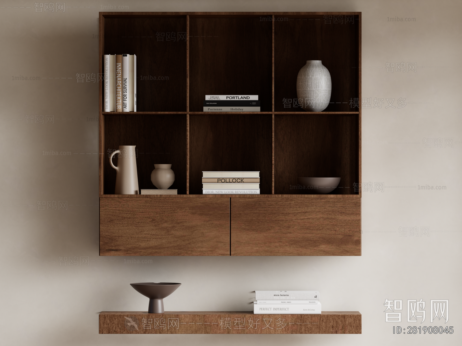 Wabi-sabi Style Shelving