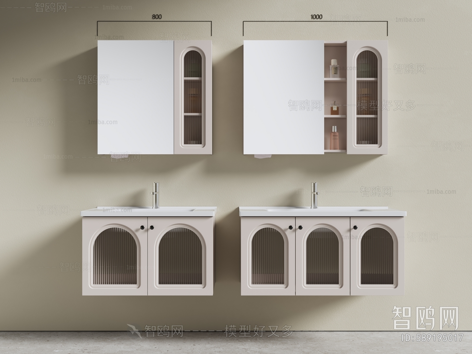 French Style Bathroom Cabinet