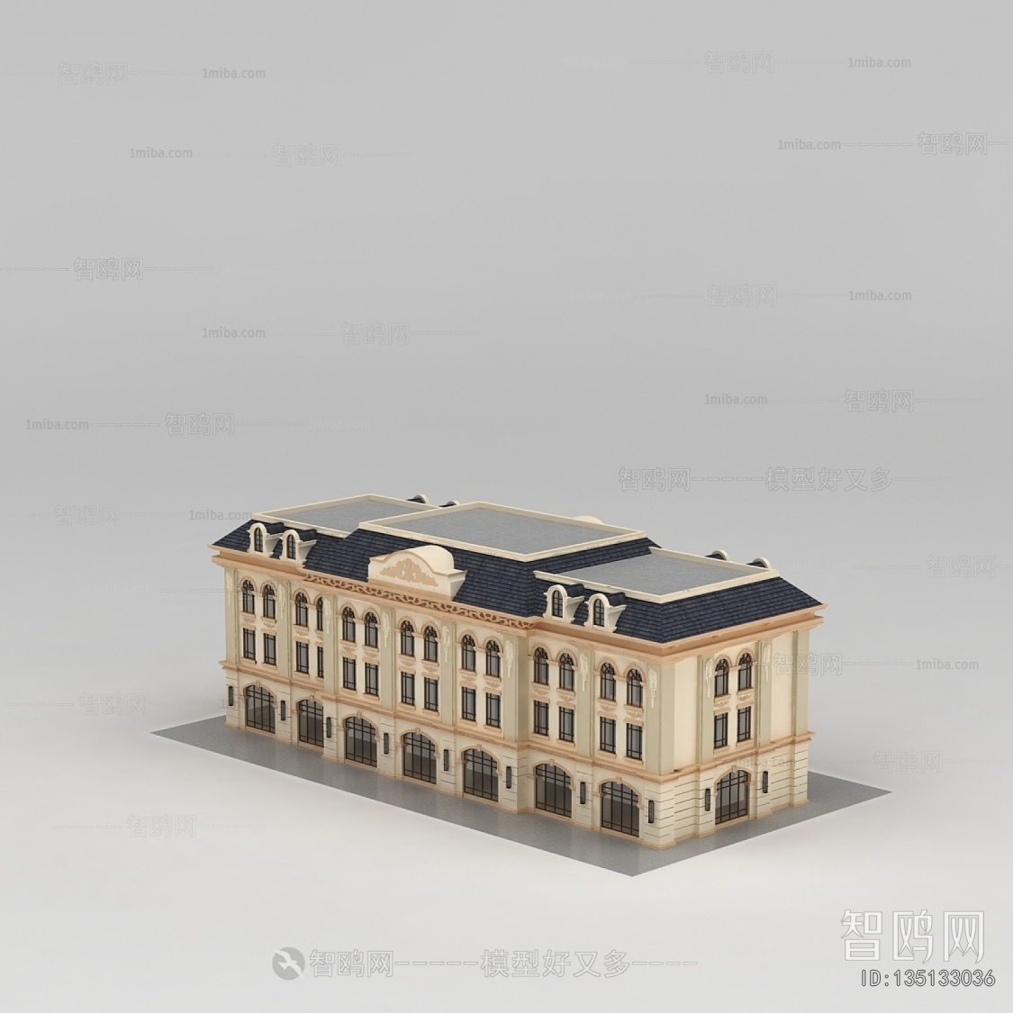 European Style Appearance Of Commercial Building