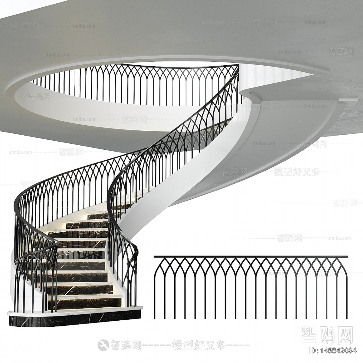 Modern Rotating Staircase