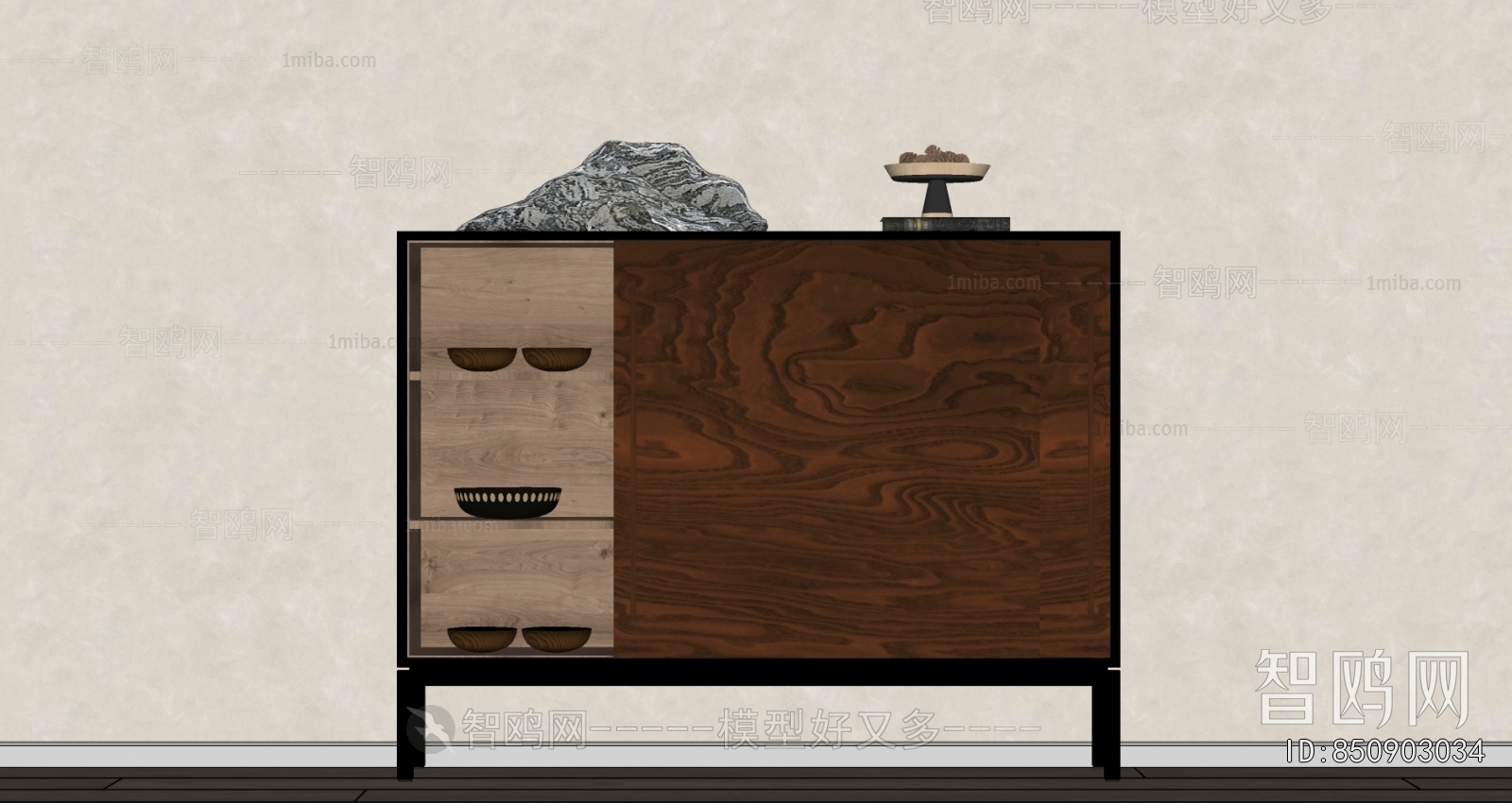 New Chinese Style Side Cabinet