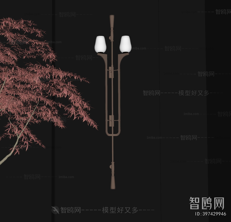 New Chinese Style Wall Lamp