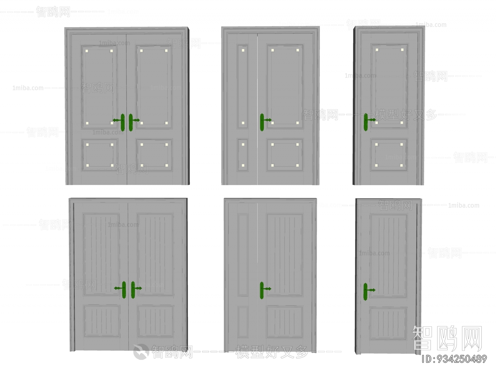 Simple European Style Door
