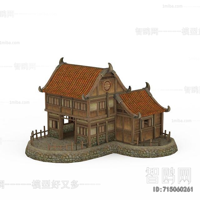 New Chinese Style Building Appearance