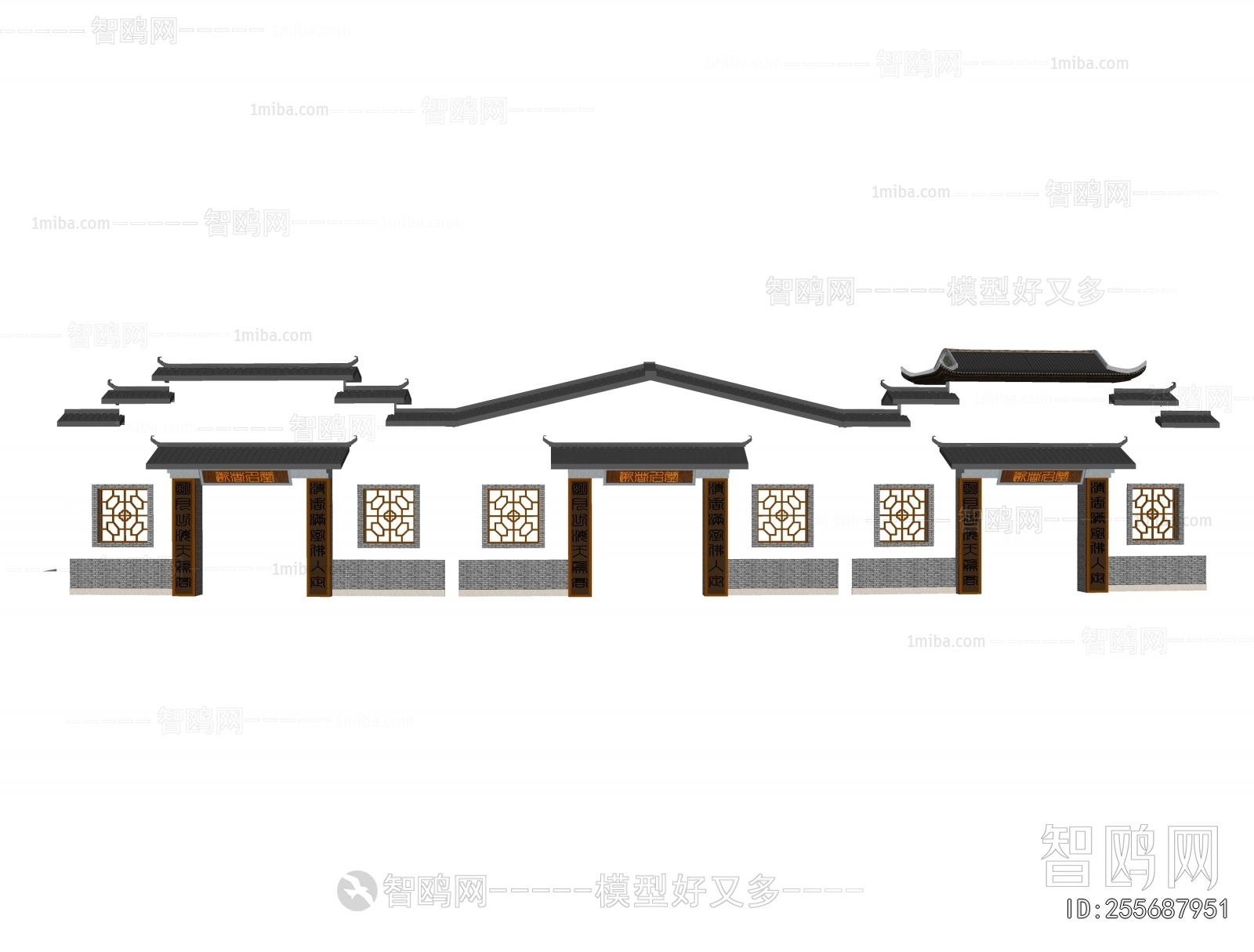 New Chinese Style Facade Element