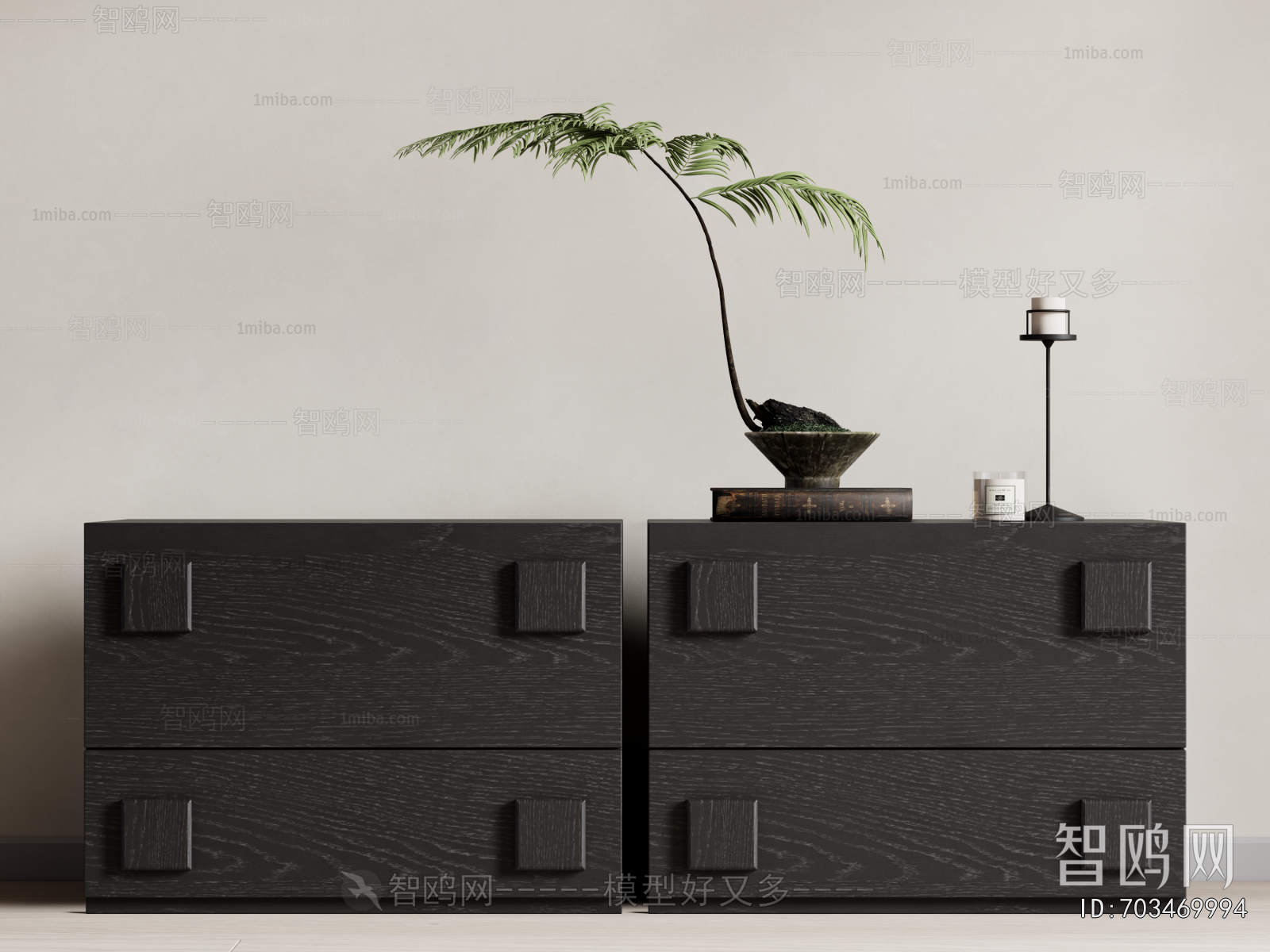 Modern Bedside Cupboard