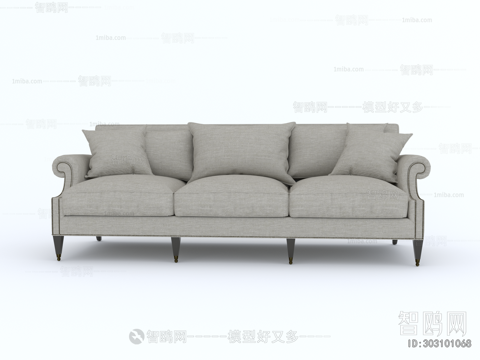 Modern Three-seat Sofa