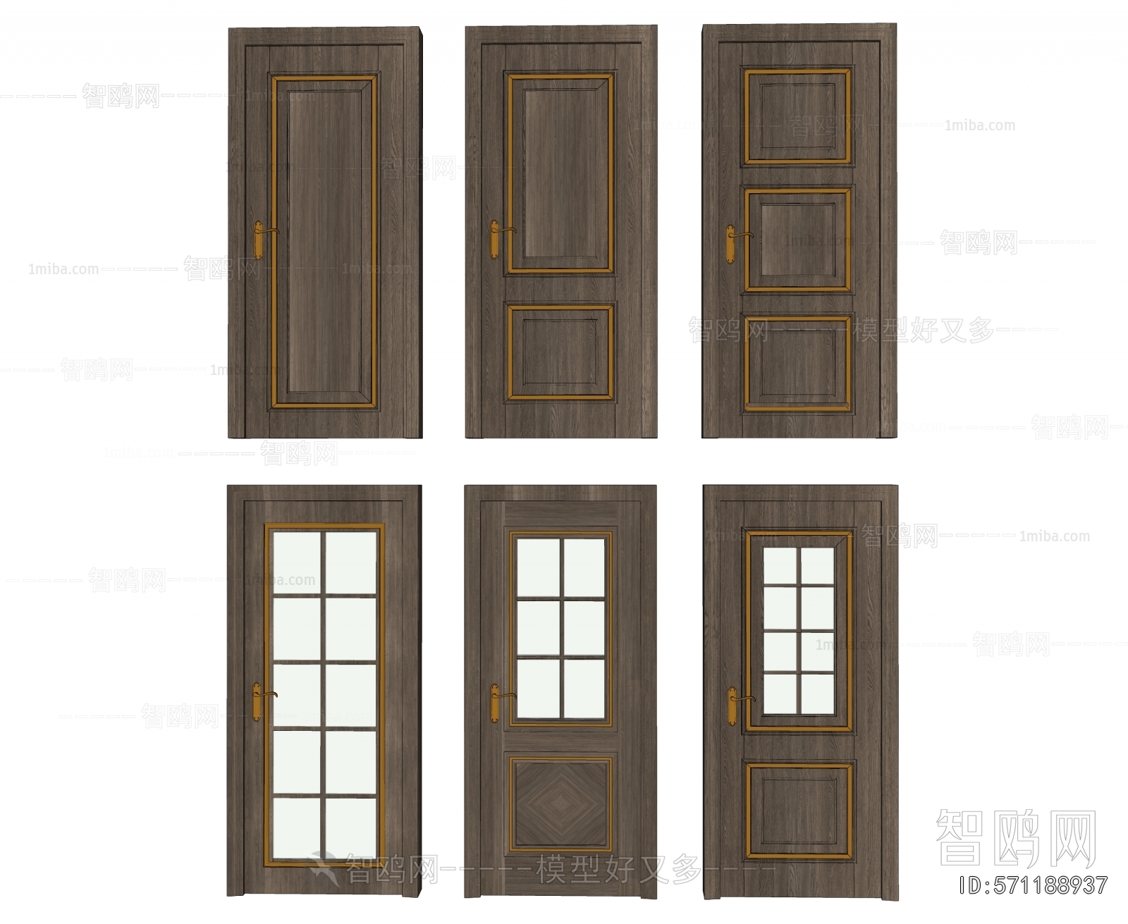 New Chinese Style Single Door