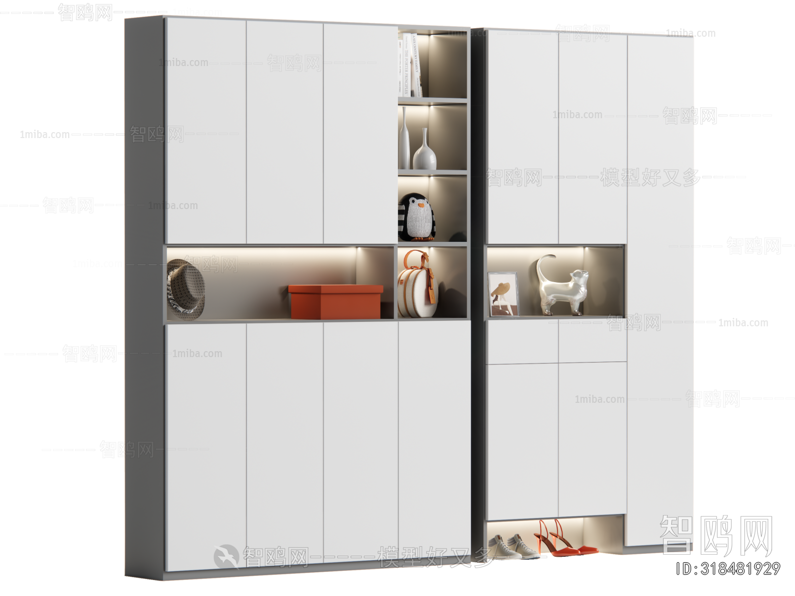 Modern Shoe Cabinet