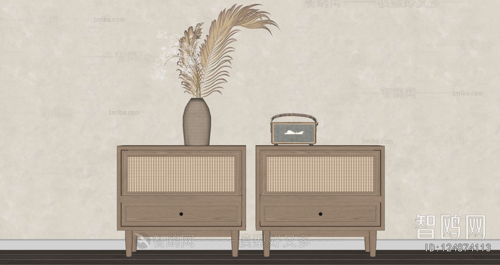 Modern Bedside Cupboard