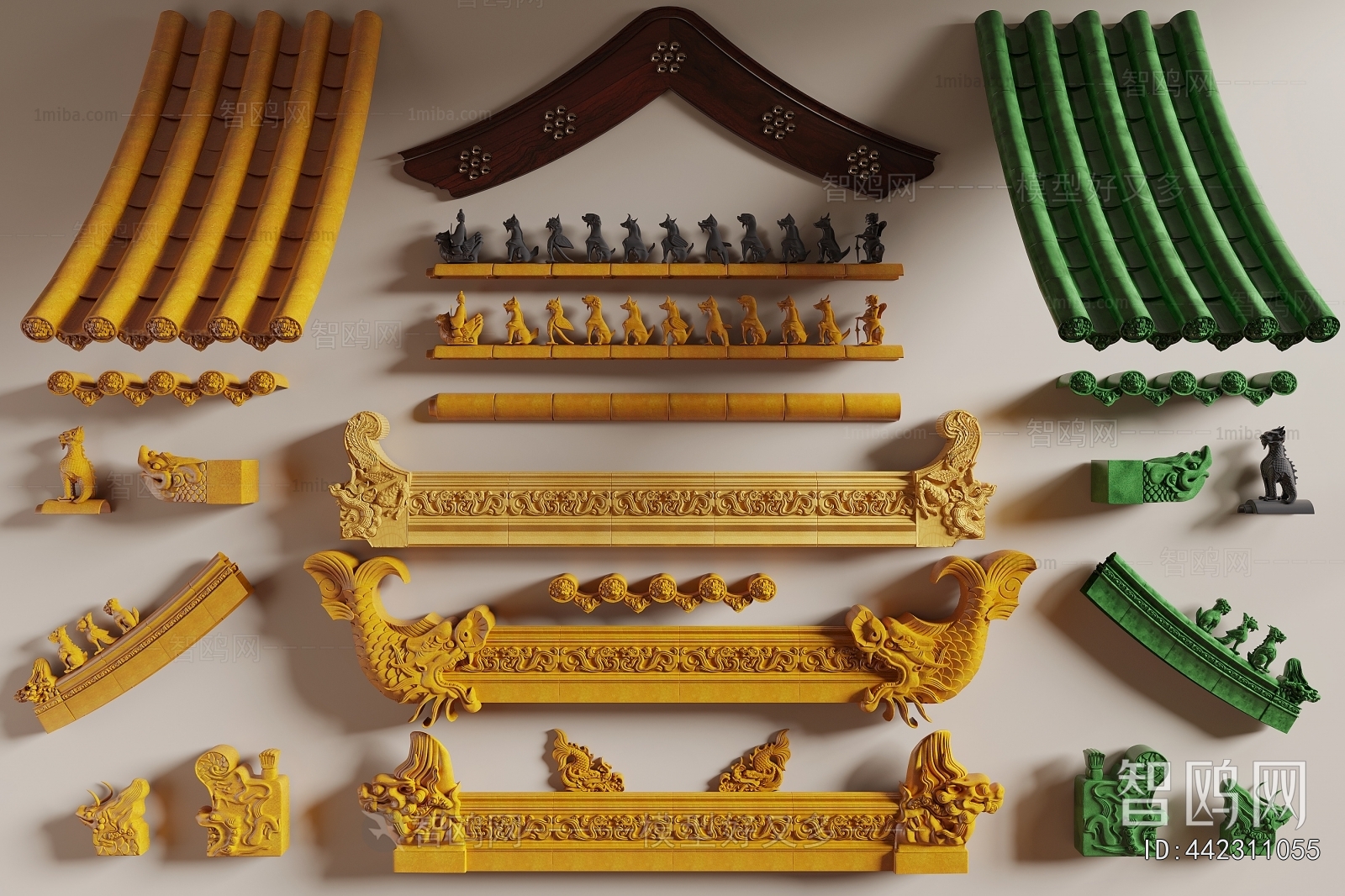 Chinese Style Building Component