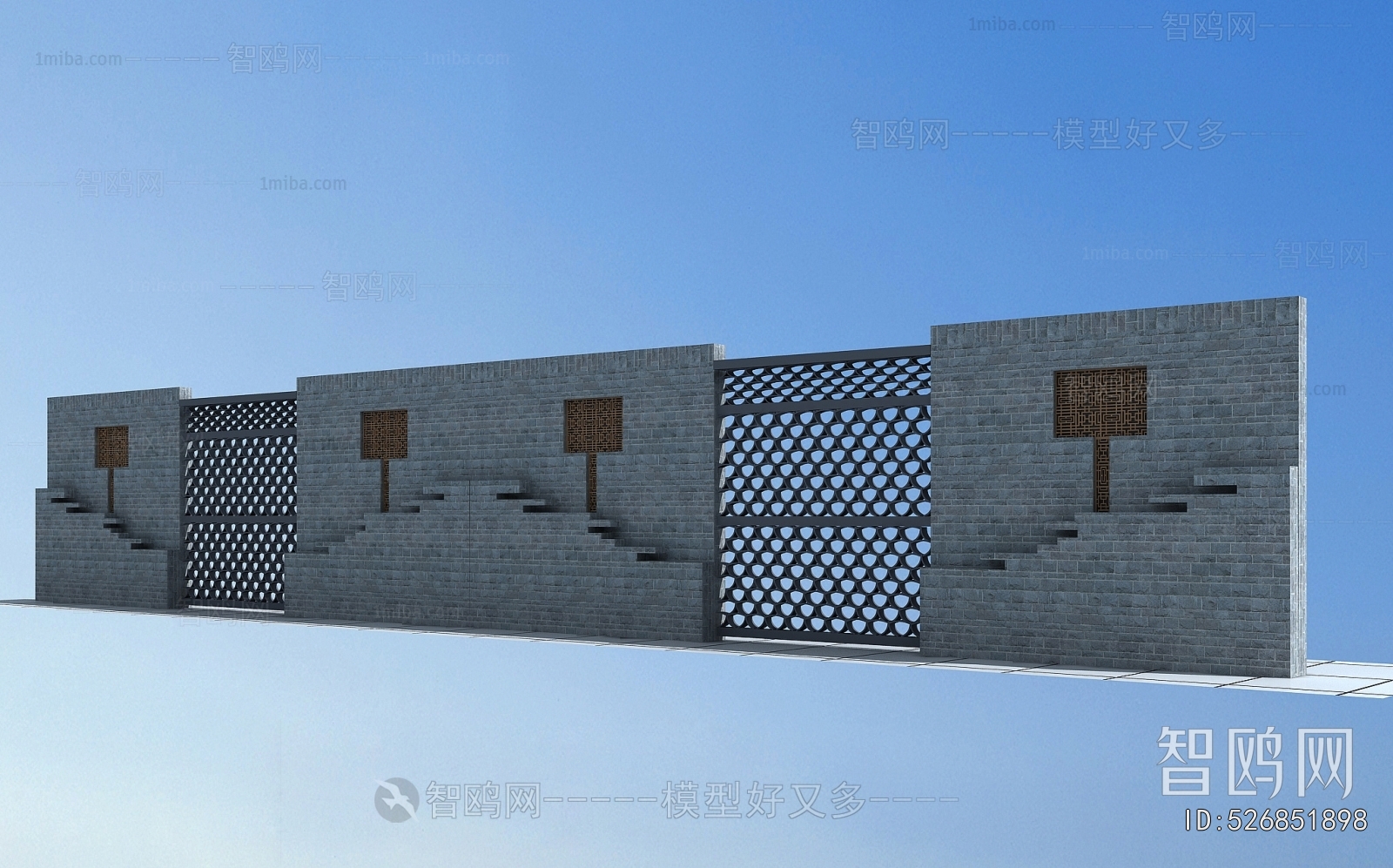 New Chinese Style Landscape Wall