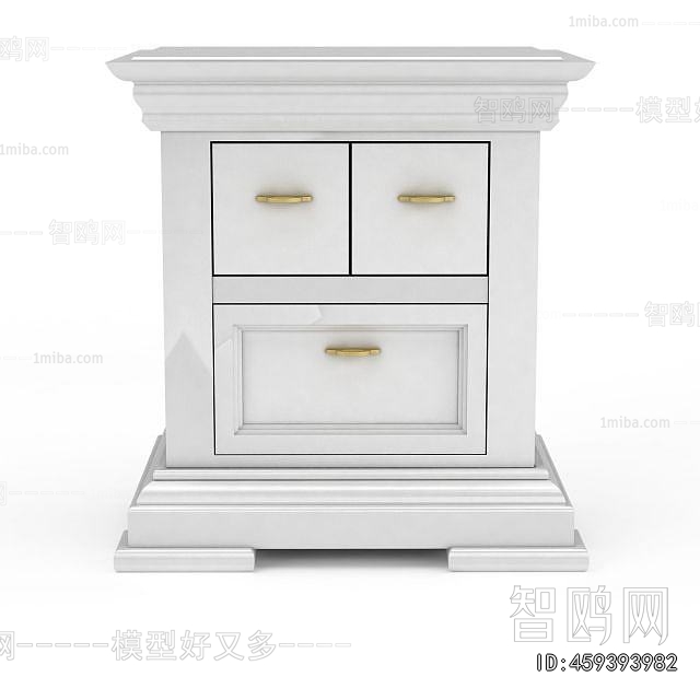 European Style Bedside Cupboard