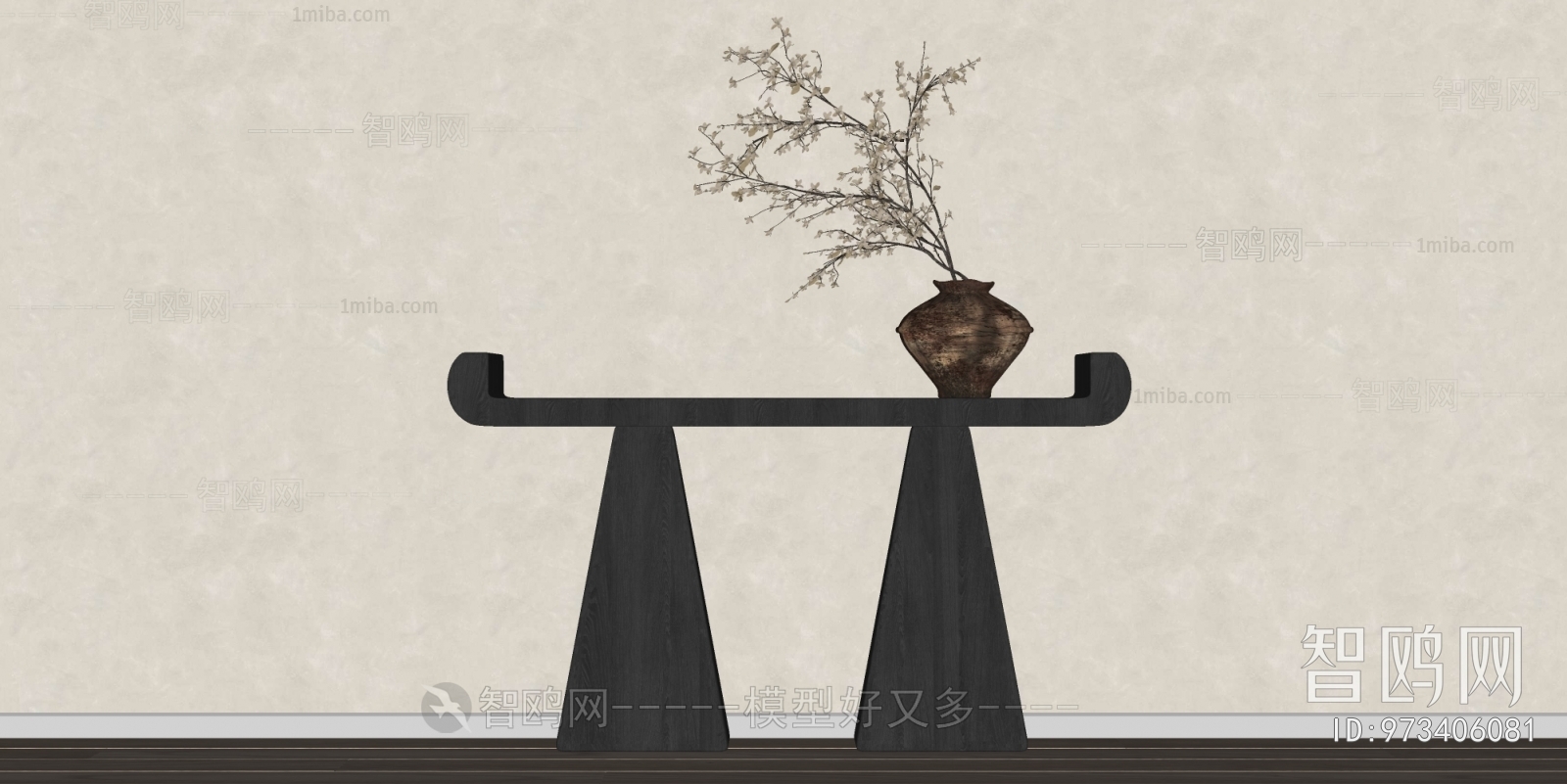 Wabi-sabi Style Console