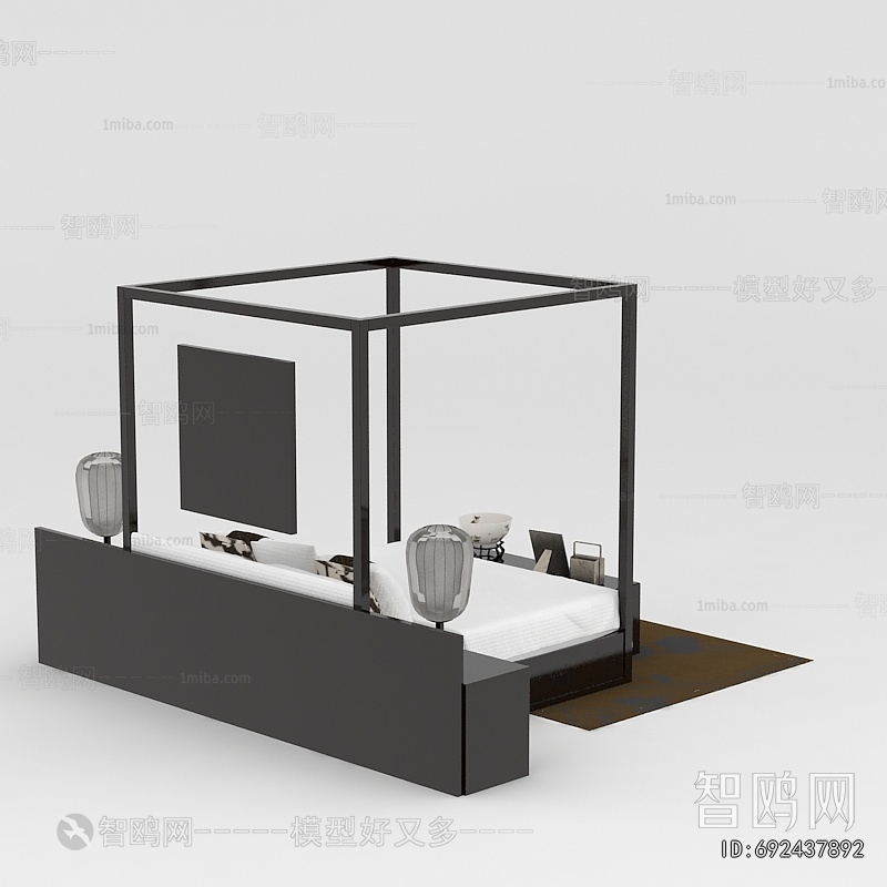 Chinese Style Double Bed