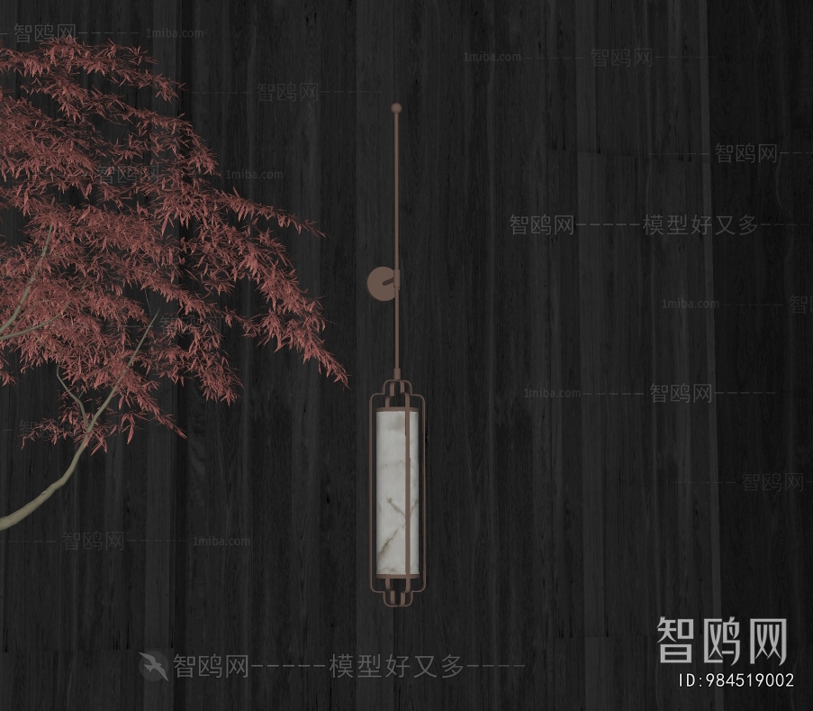 New Chinese Style Wall Lamp