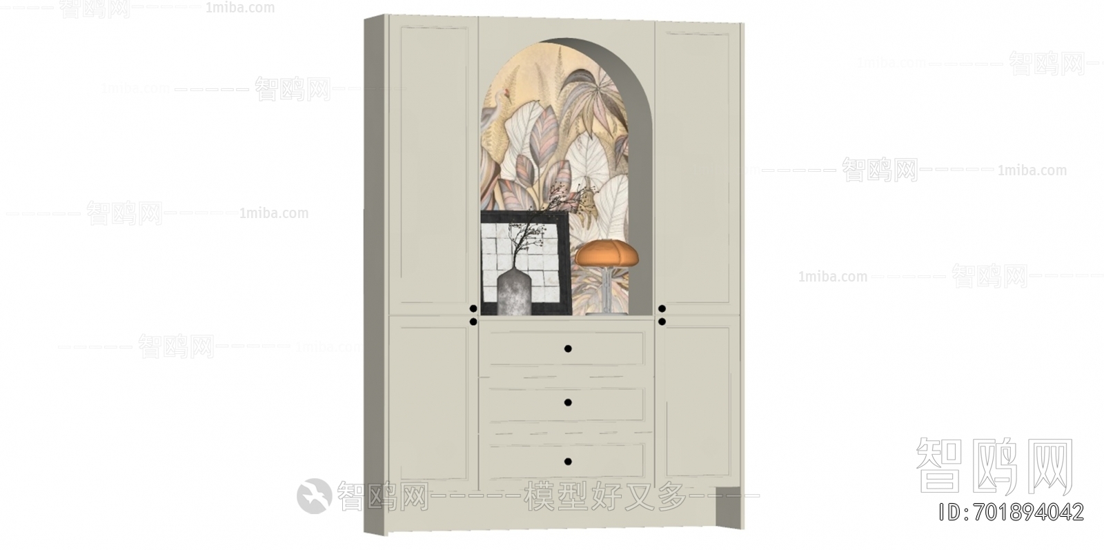 French Style Shoe Cabinet