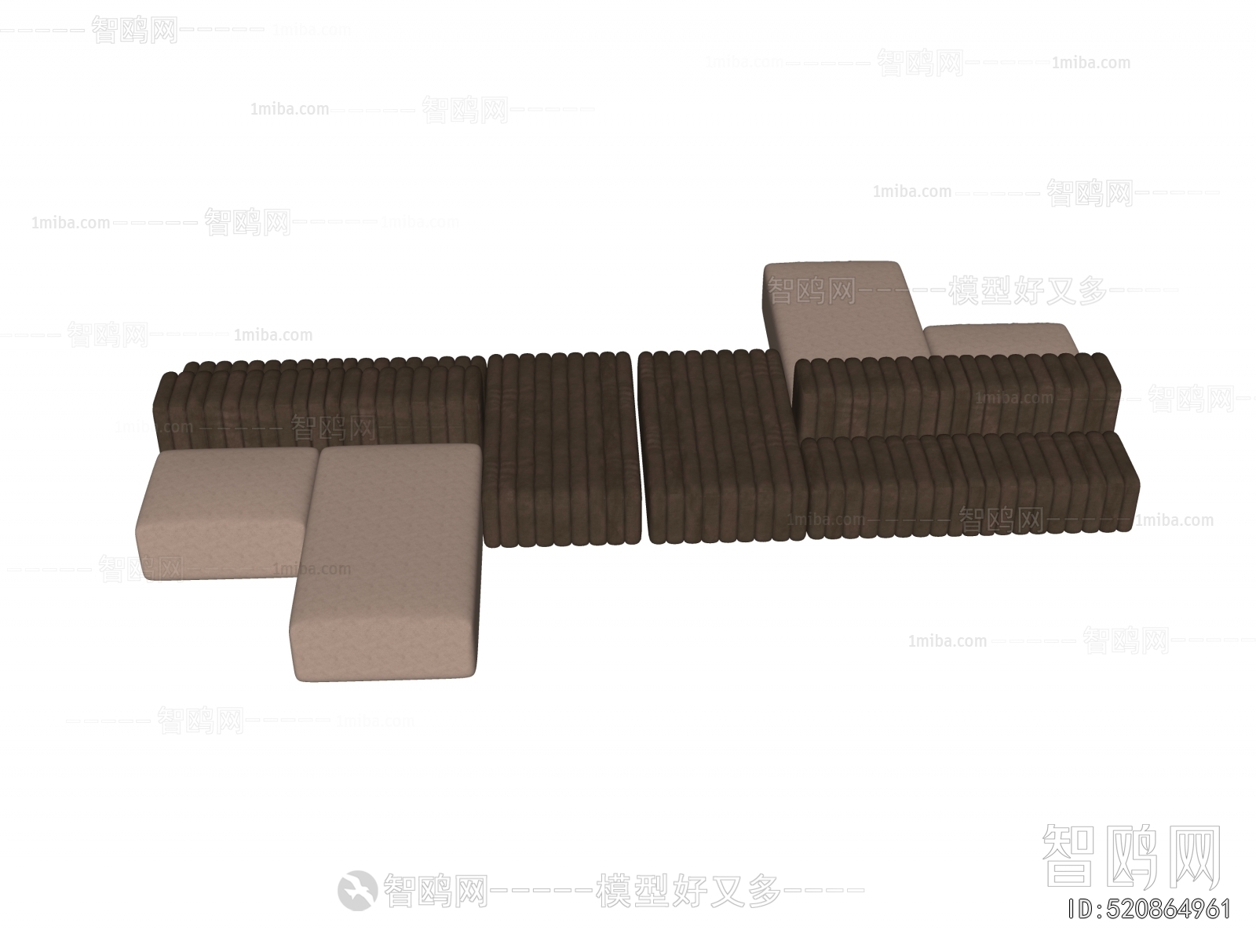 Modern Multi Person Sofa