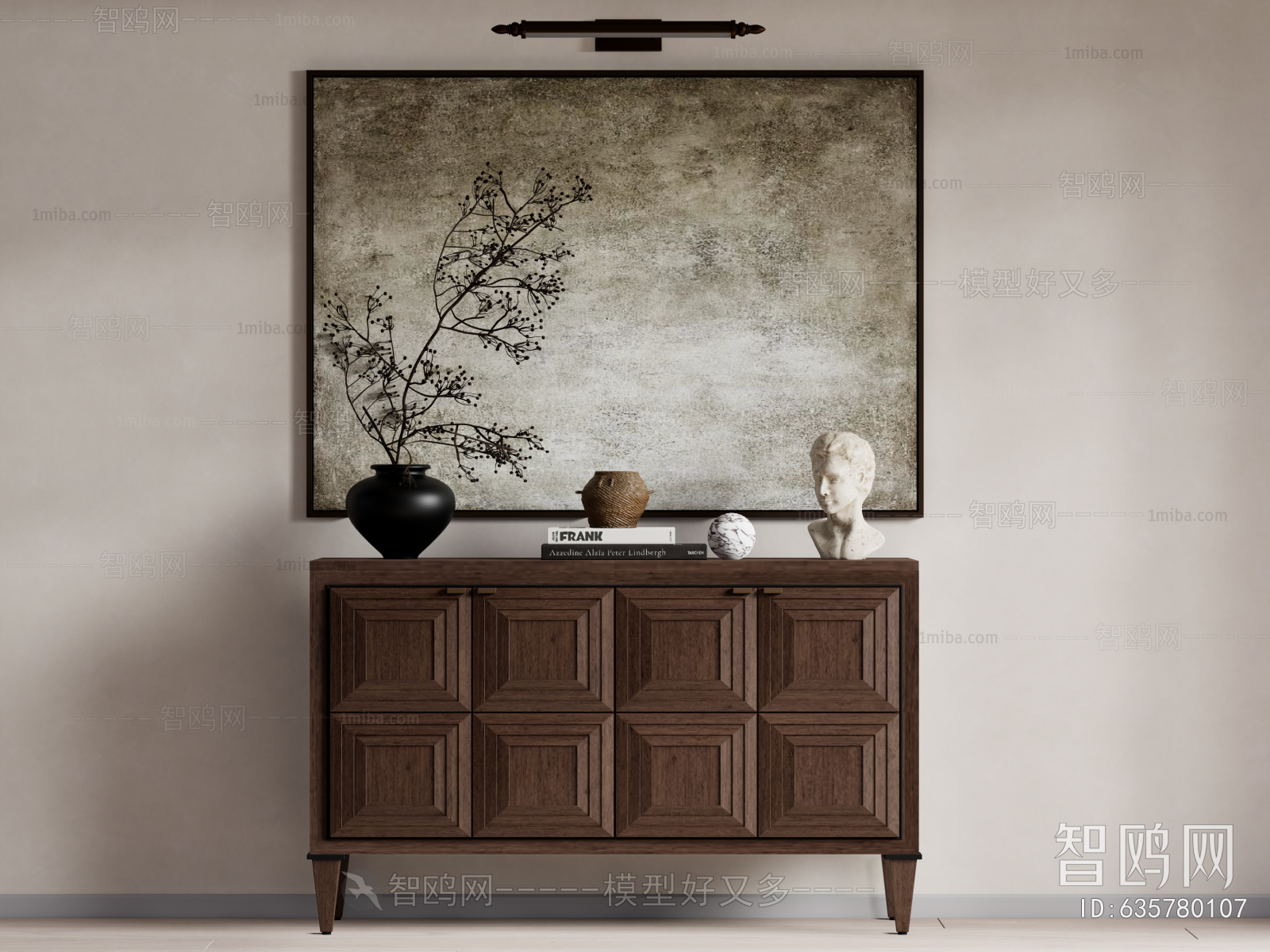 Simple European Style Side Cabinet