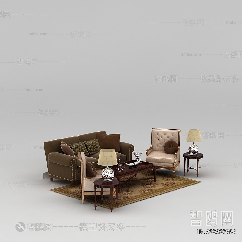 European Style Sofa Combination