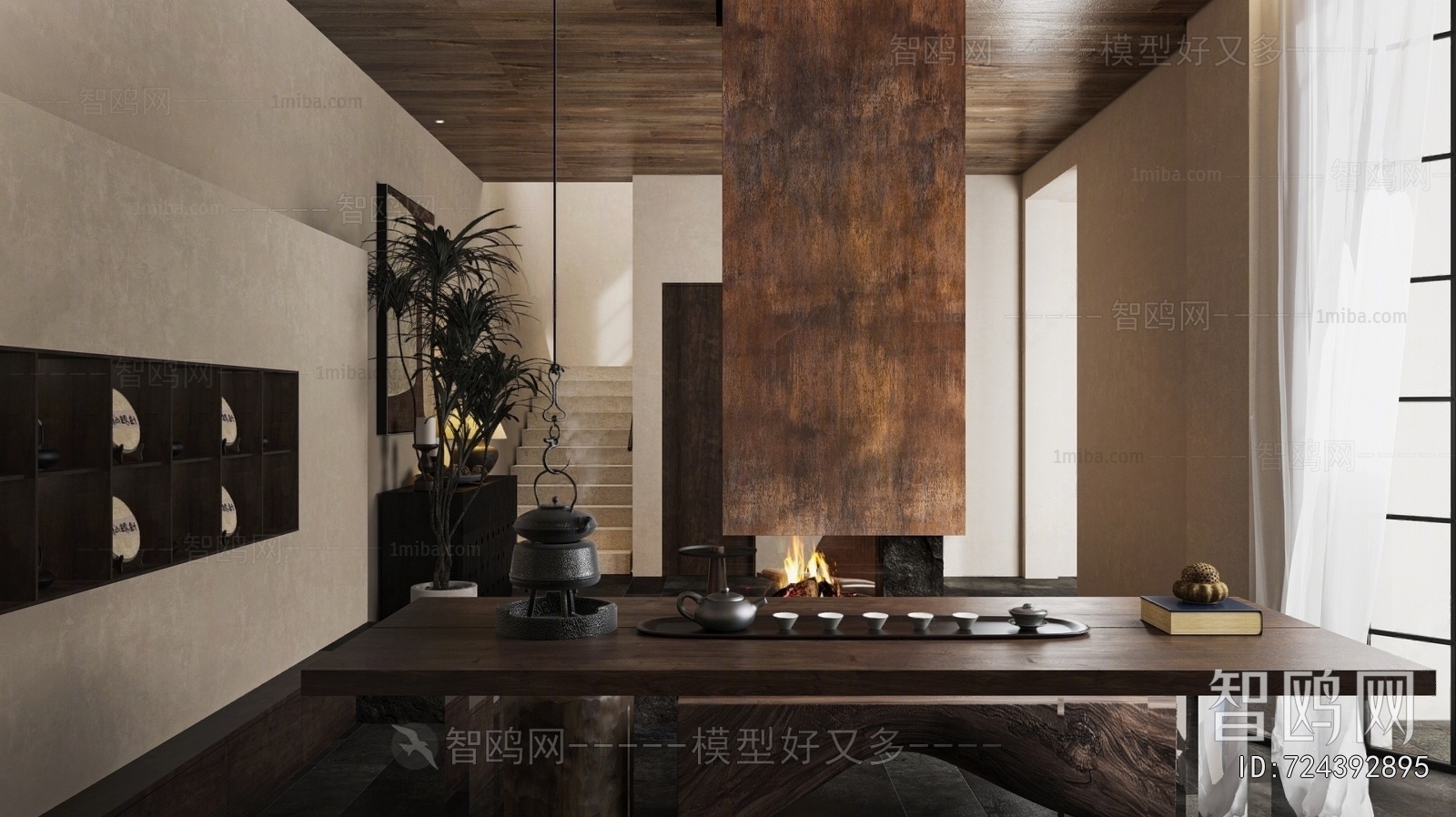 Wabi-sabi Style Tea House