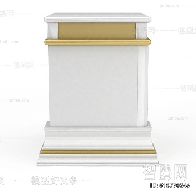 European Style Bedside Cupboard