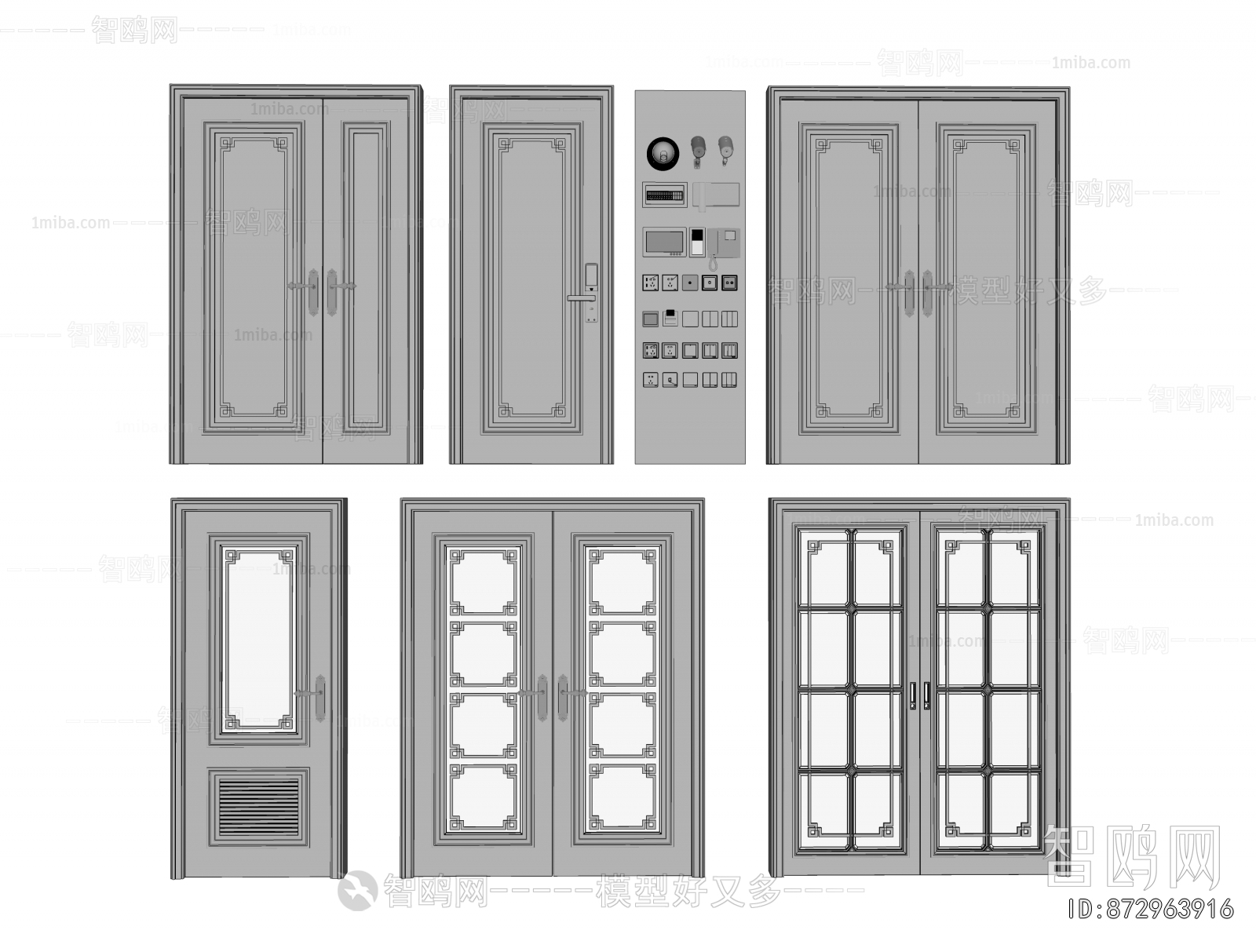 New Chinese Style Door