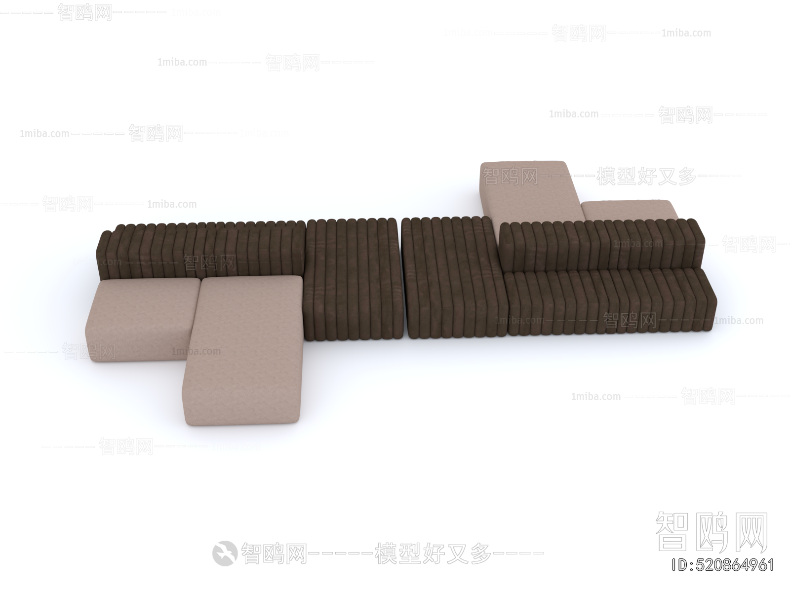 Modern Multi Person Sofa