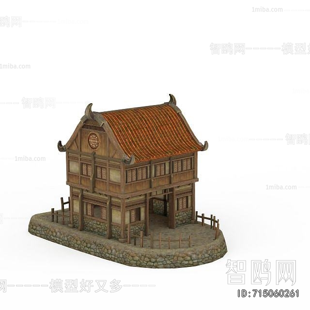 New Chinese Style Building Appearance