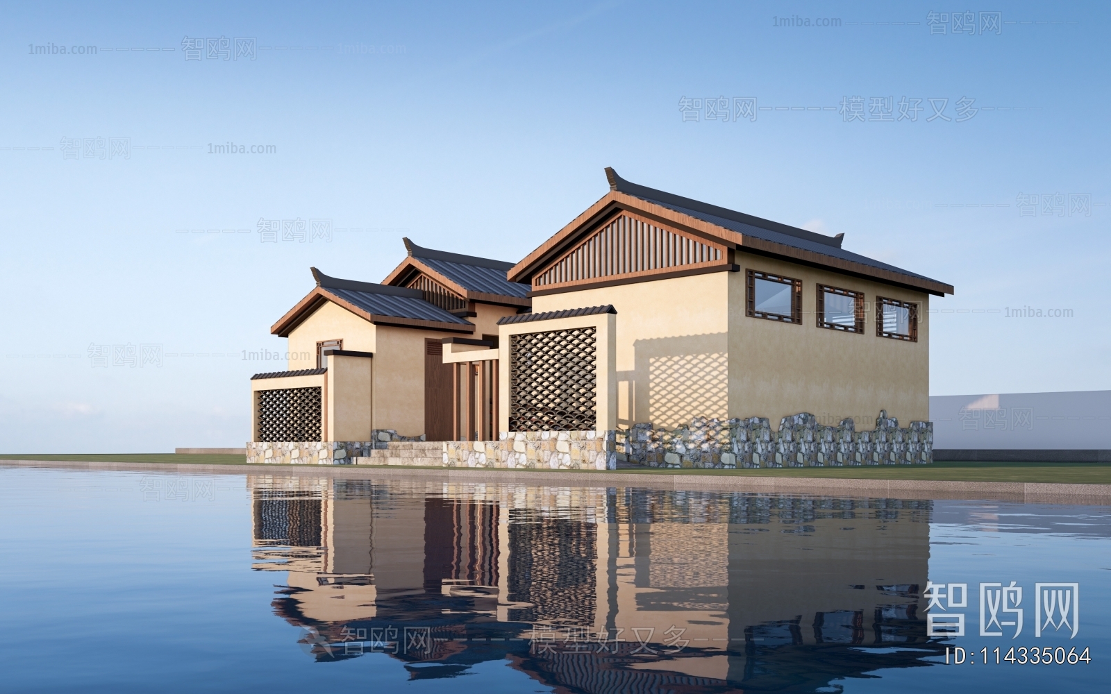 New Chinese Style Public Building