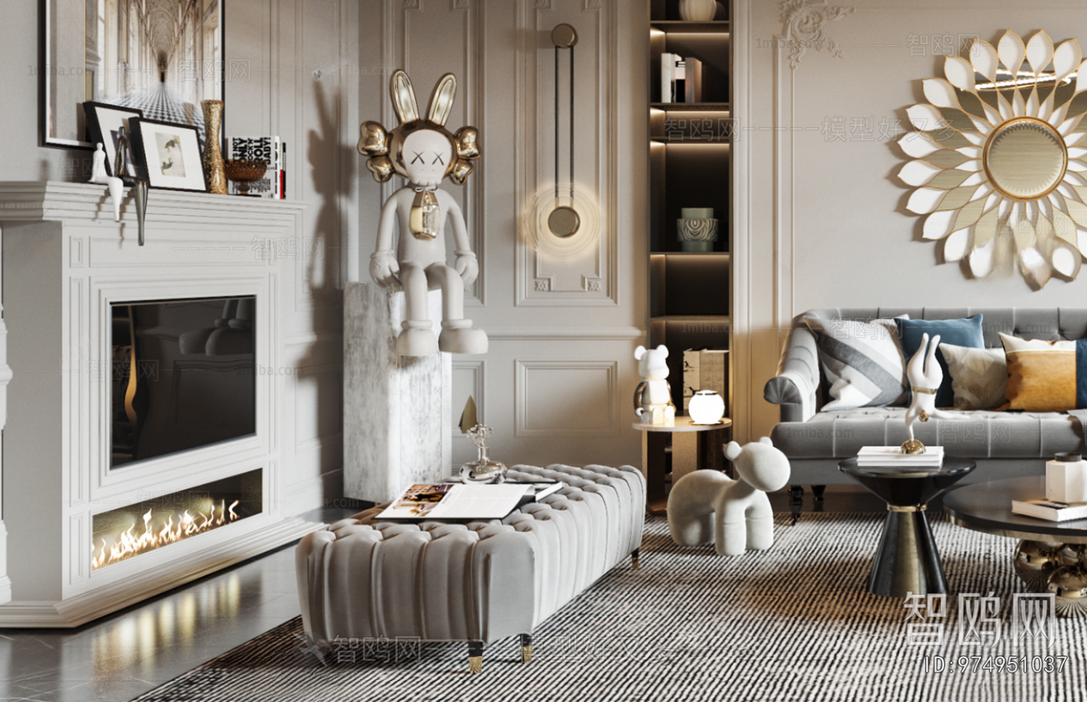 American Style A Living Room