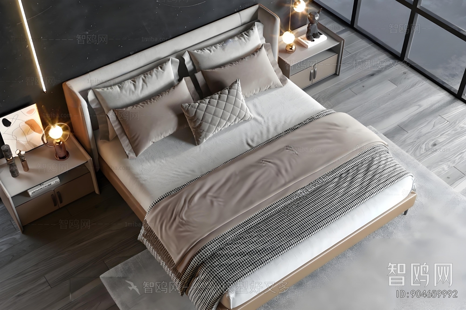 Modern Double Bed
