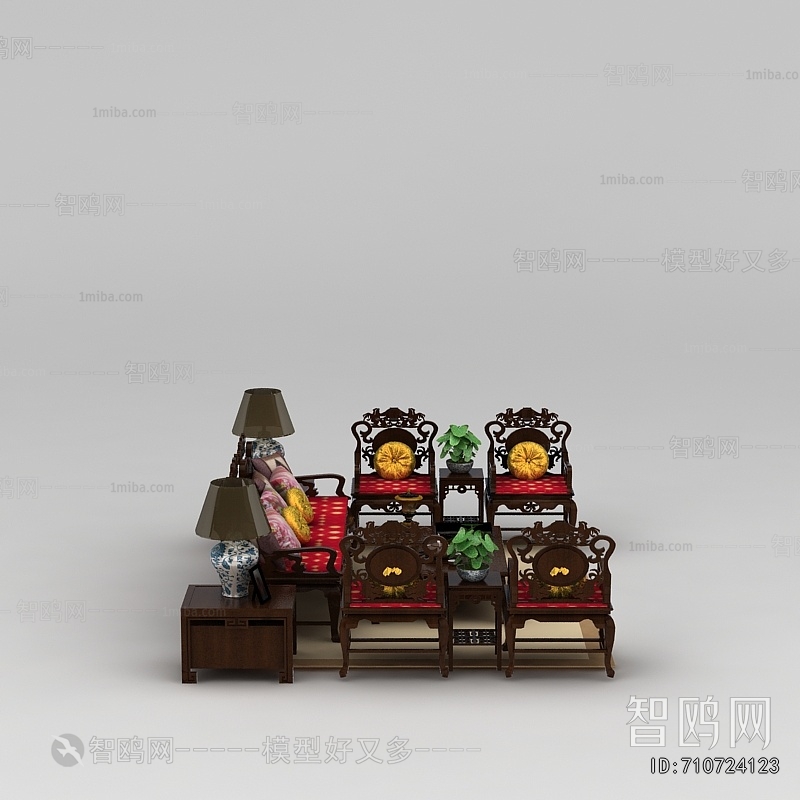 Chinese Style Sofa Combination