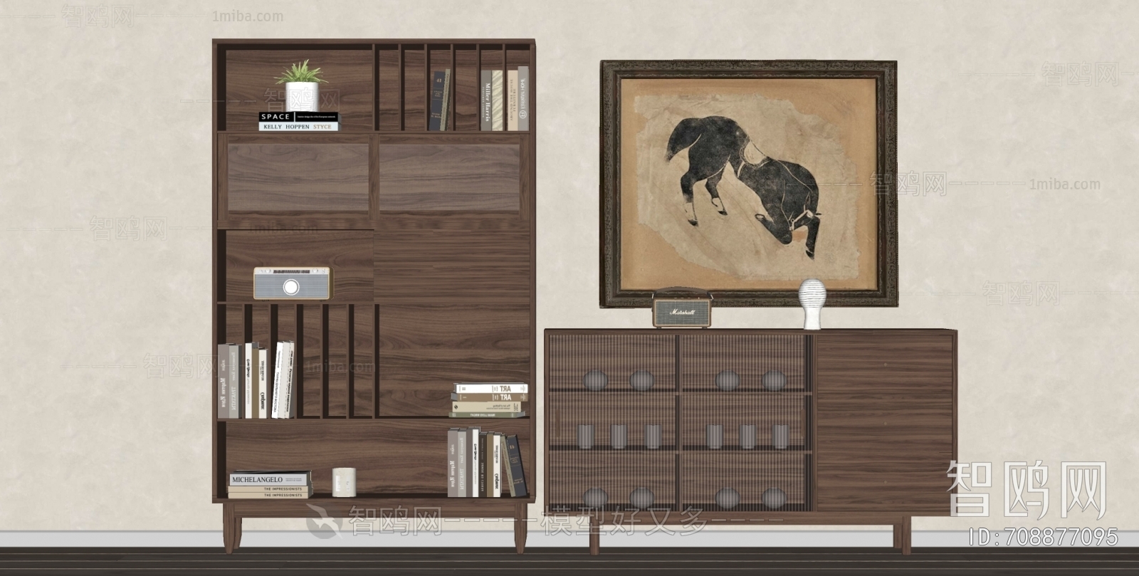 New Chinese Style Bookcase