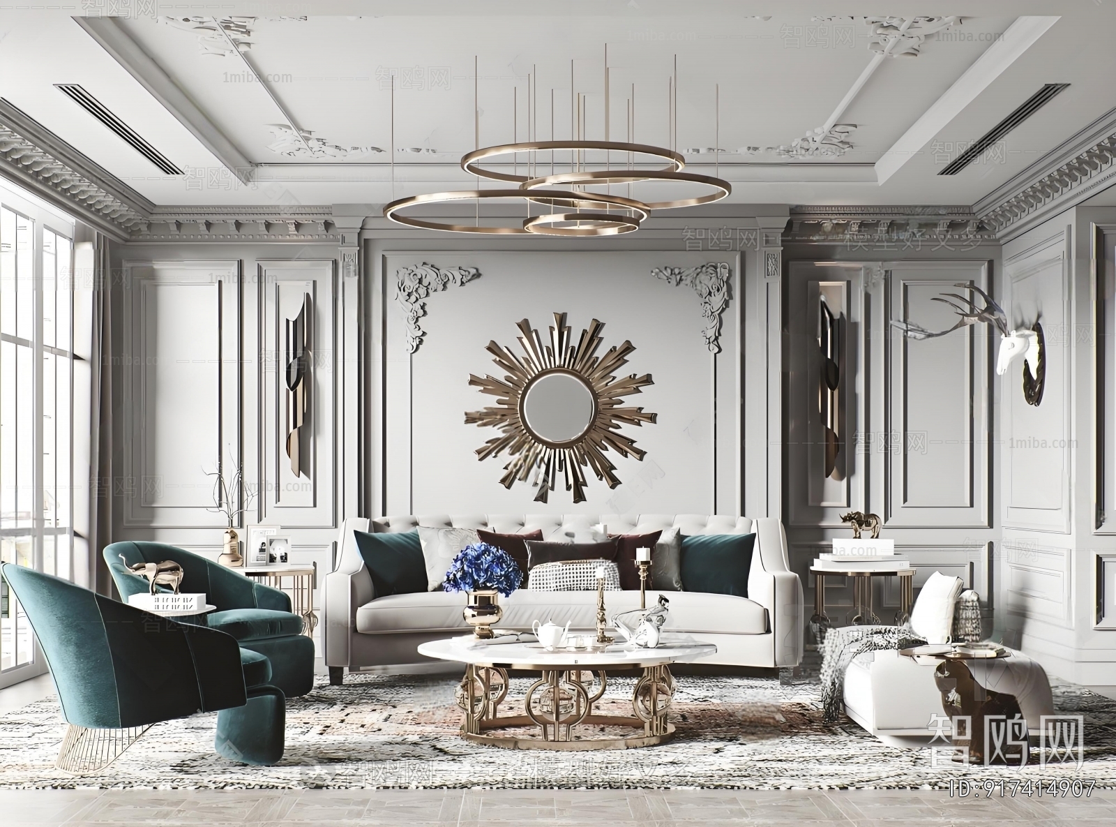 American Style A Living Room