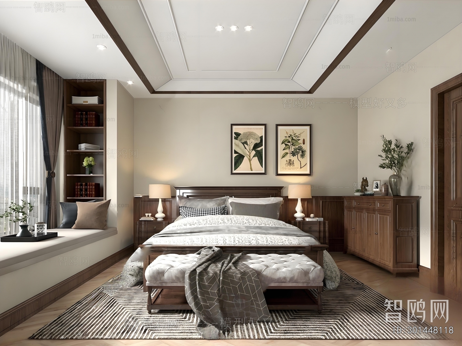 American Style Bedroom