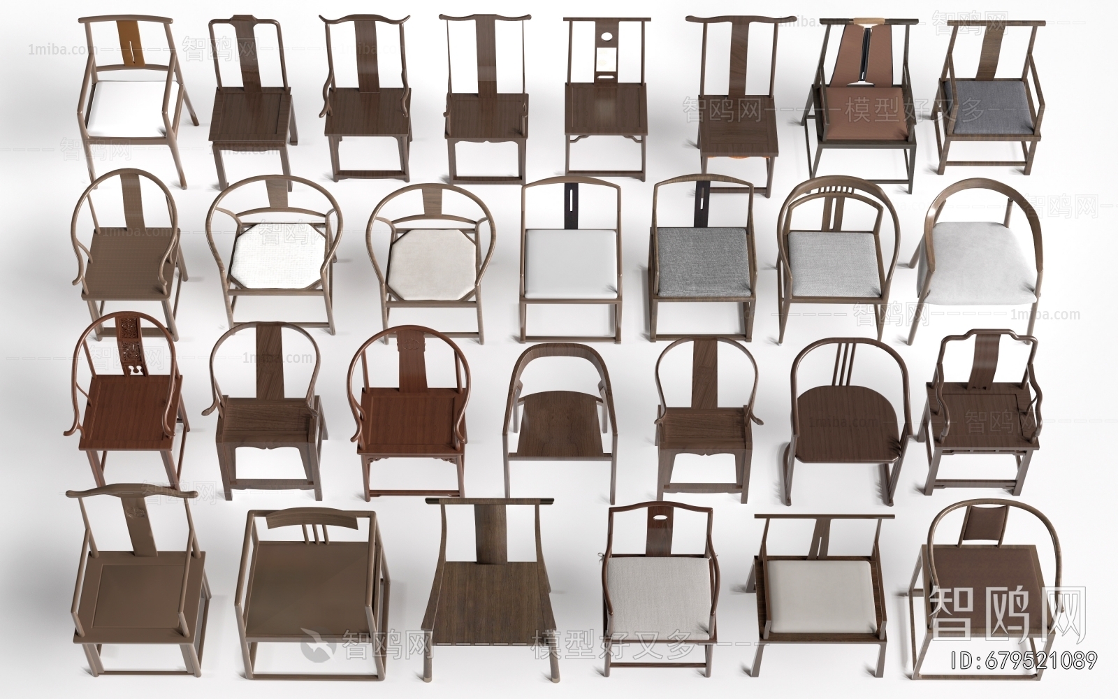 New Chinese Style Lounge Chair