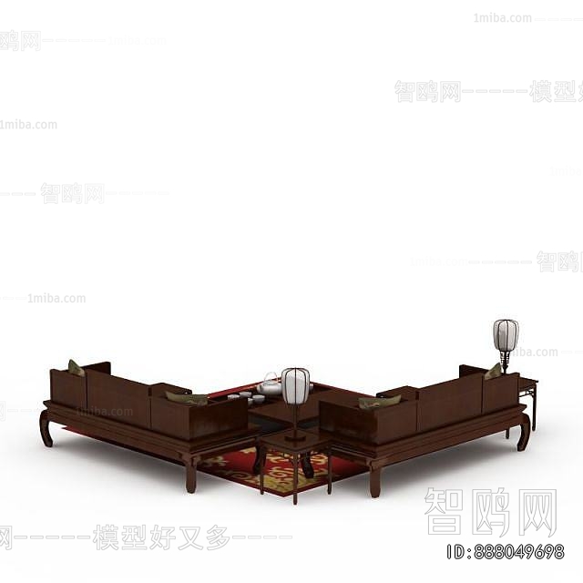 Chinese Style Sofa Combination