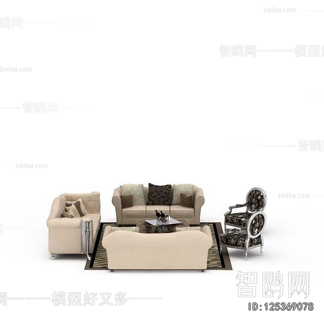 European Style Sofa Combination