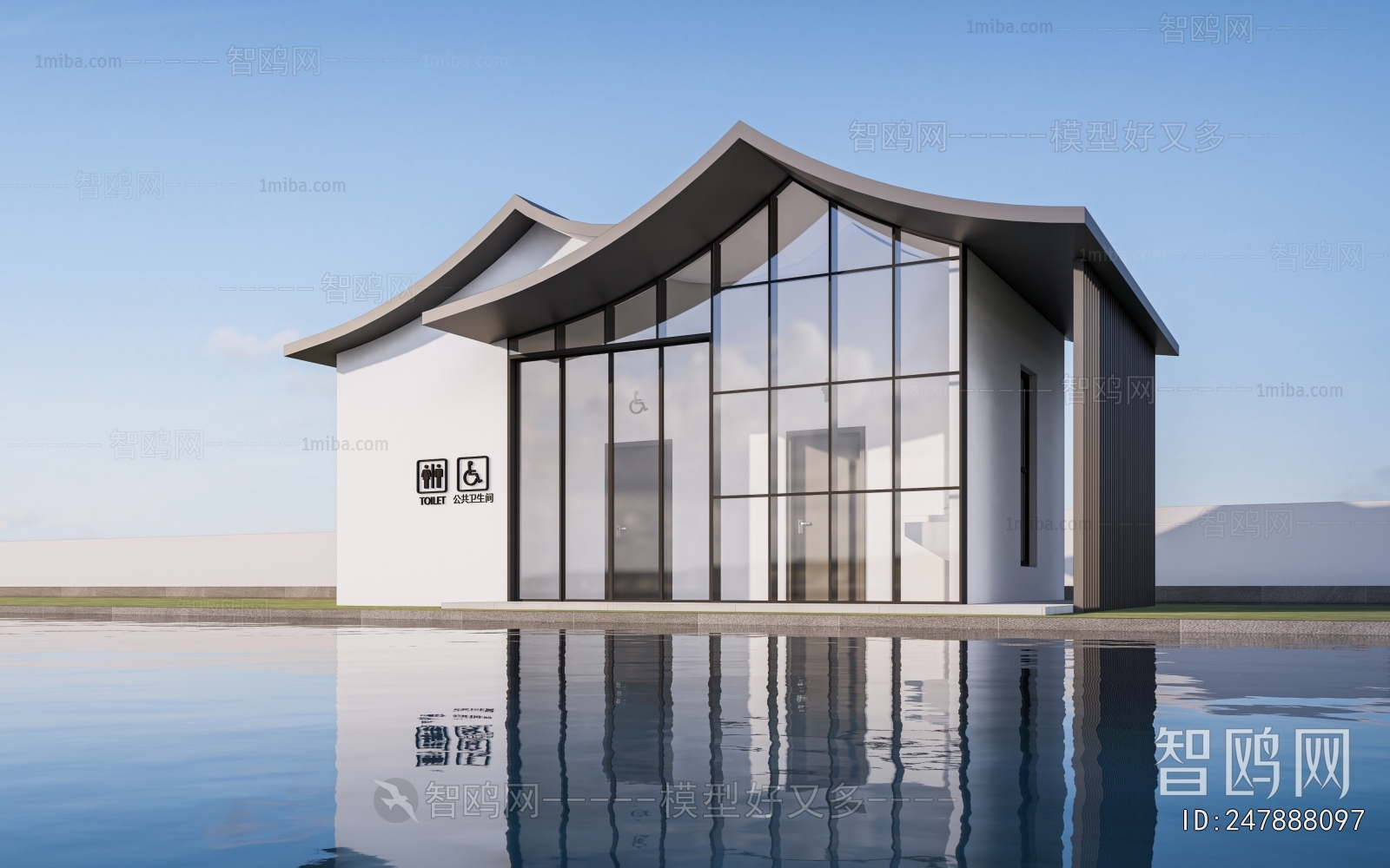 New Chinese Style Public Building