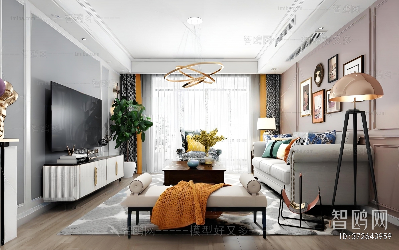 American Style A Living Room