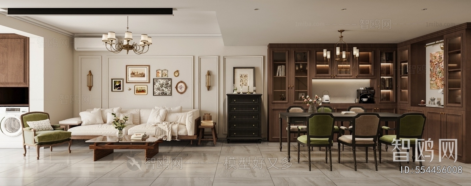 American Style A Living Room