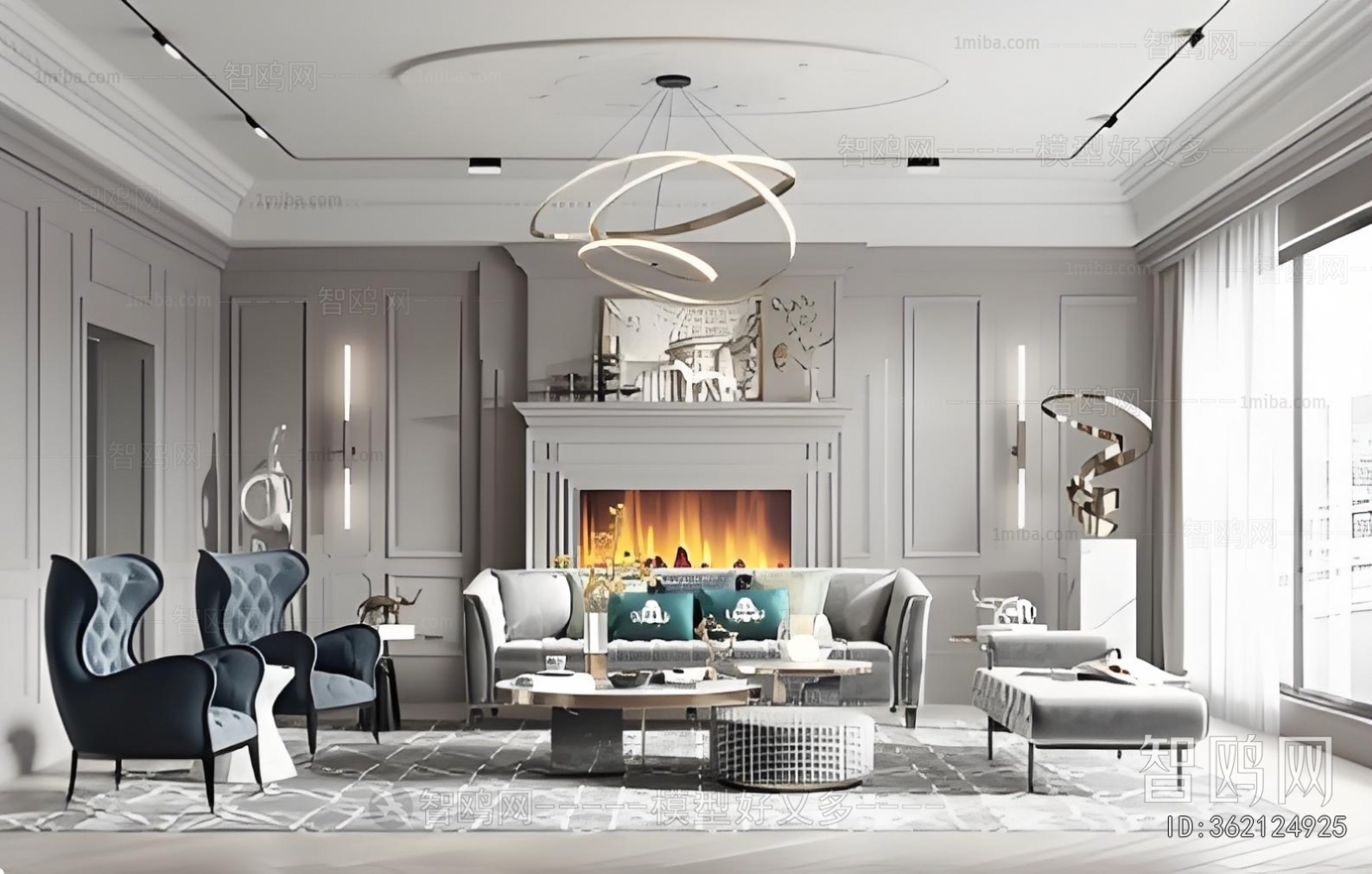 American Style A Living Room