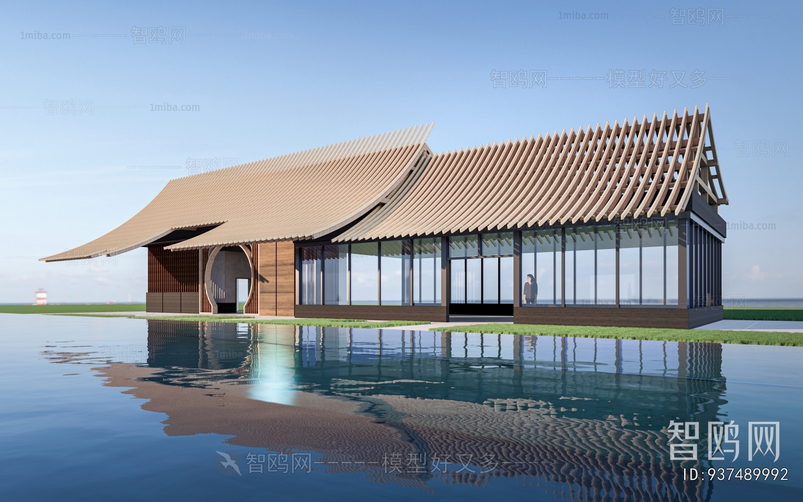 New Chinese Style Public Building